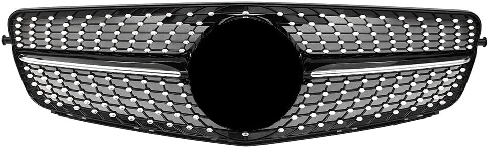 Diamond radiator front grille for Mercedes Benz C class W204 2007-2014