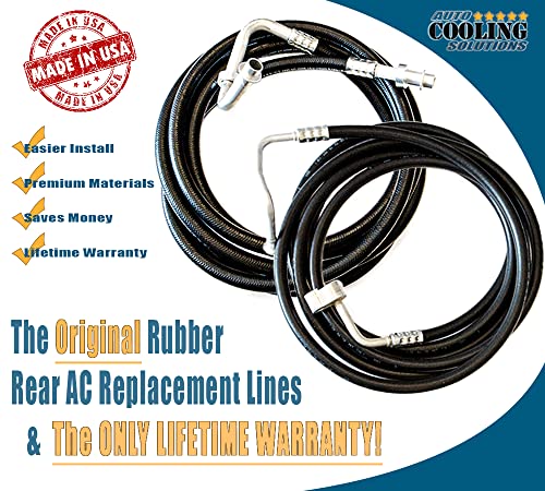 Su33468 Made In The Usa Rear Ac Line Set, Ac Hoses, Air Conditioning Replacement Lines Suburban, Escalade Esv, Yukon Xl #TOP2