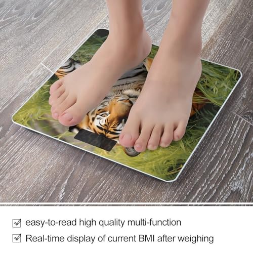 Báscula digital para baño con diseño Tiger miniatura 5