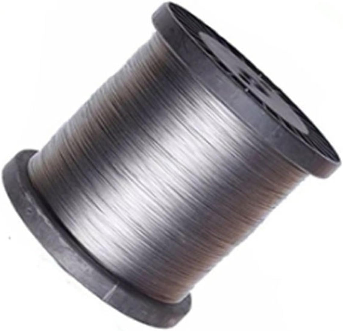 ステンレス鋼ワイヤー 100 メートルマルチストランド 304 ステンレス鋼ワイヤーロープ 7x7 構造直径ソフト細線洋服吊りラック