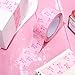 Whaline 109 Yard Pink Bow Packing Tape Pretty Bow Decorative Gift Wrapping Tape Waterproof Shipping Tape for Small Business DIY Crafts Box Carton Decor
