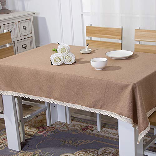 Nappe coton lin de qualité supérieure lavable pour décoration