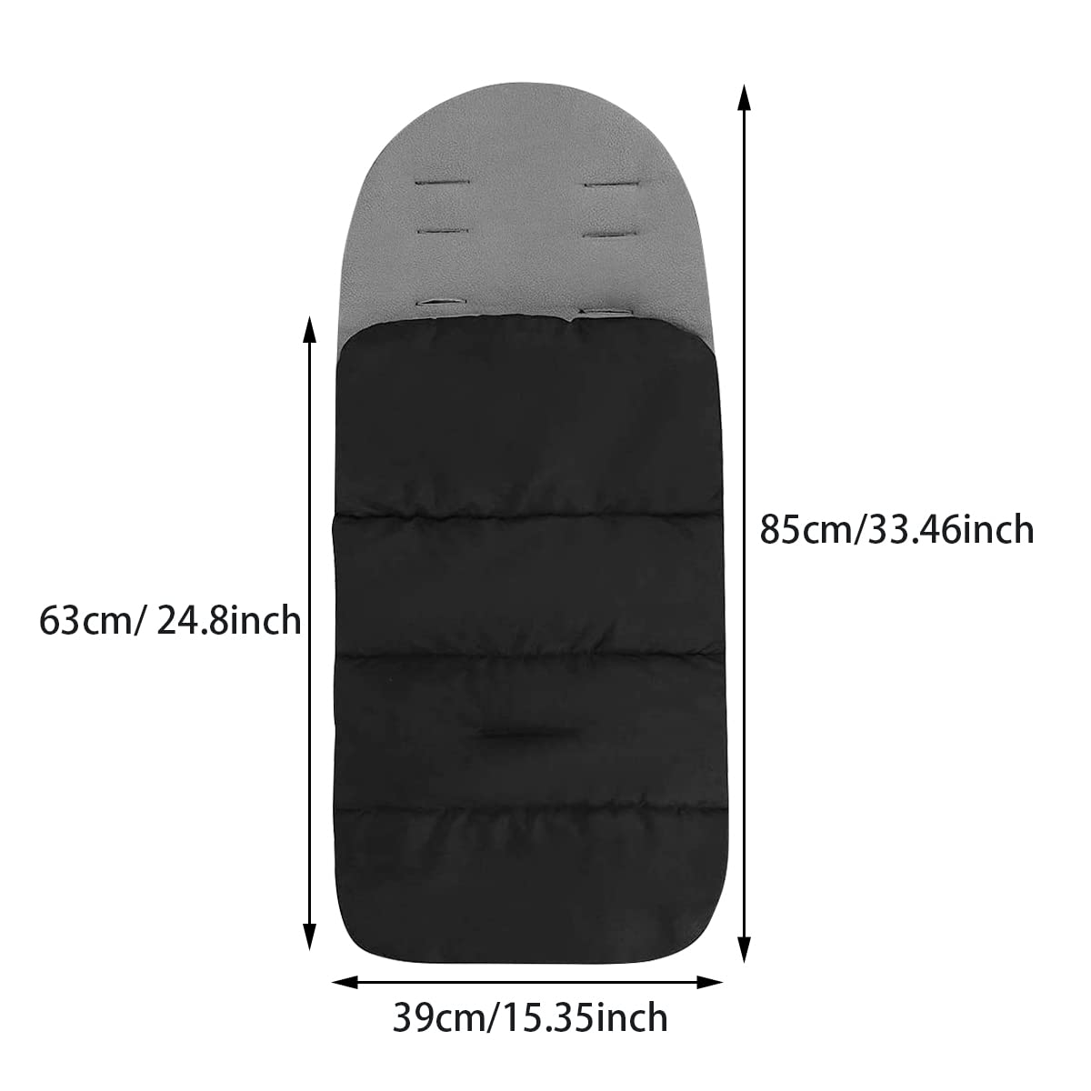 Sacco nanna invernale per neonati, universale, per passeggino Pushchair, Baby Sacco Nanna Termico Sacchi Termici Coperta per Passeggini Carrozzine Accessori