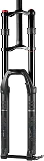 Dual Crown MTB Air Fork 27.5/29 Inch (Fits 2.5" Tire) - 150mm Travel, Rebound Adjust, 32mm Stanchions, 15x100mm/9x100mm Axle for E-Bike & Downhill