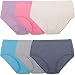 Fruit of the Loom Women's 6 Pack Beyond Soft Brief Panties, Assorted, 9