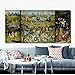 YUSHIJIA Puzzle di Famiglia Puzzle Puzzle Puzzle di Legno Puzzle Bosch Hieronymus Trittico delle Delight Puzzle 1000 Pezzi, Famoso Dipinto Regalo di Puzzle, di Bellissimi