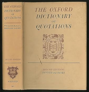 The Oxford Dictionary of Quotations