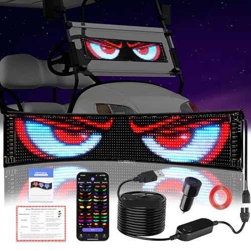 Yeux LED pour voiturette de golf pour illuminer vos parcours et soirées