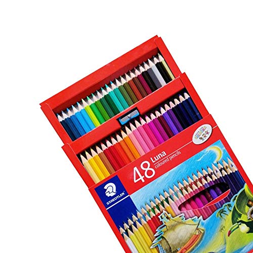 Crayons de couleur Staedtler Luna boite de 48 pour dessin - 3