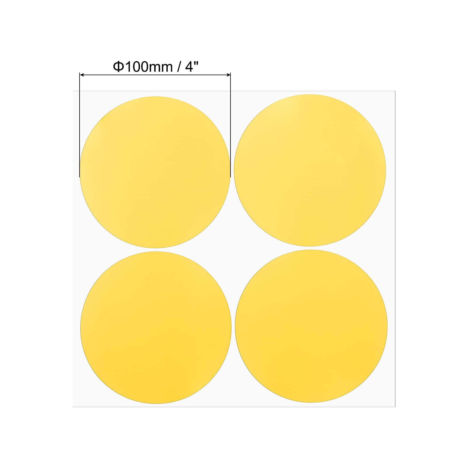 PATIKIL Round Colored Stickers 4" - Image 2