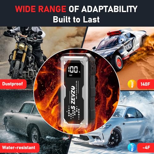 S Zevzo ET5000 Car Battery Jump Starter 8000A Jump Box With Pd 60W Fast Charging thumb #6