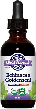 Oregons Wild Harvest Echinacea Goldenseal Orange Organic Extract, 2 Fluid Ounce
