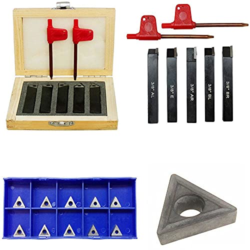 3/8'' Indexable Carbide Insert Lathe Turning Tool Bit miniatura 1