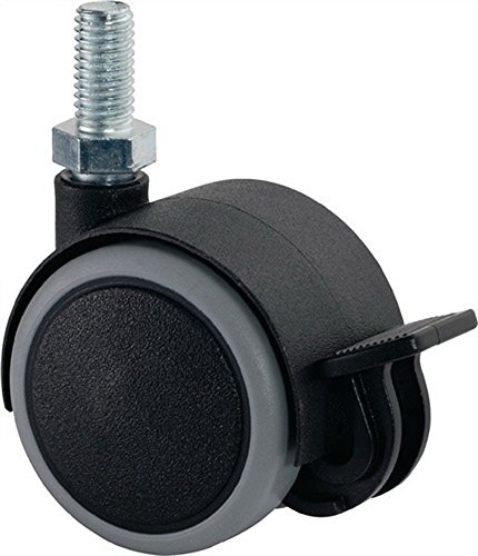 Preisvergleich Produktbild bs_rollen Kunststoff Doppelrolle F86.050.G08 Raddurchmesser 50 mm