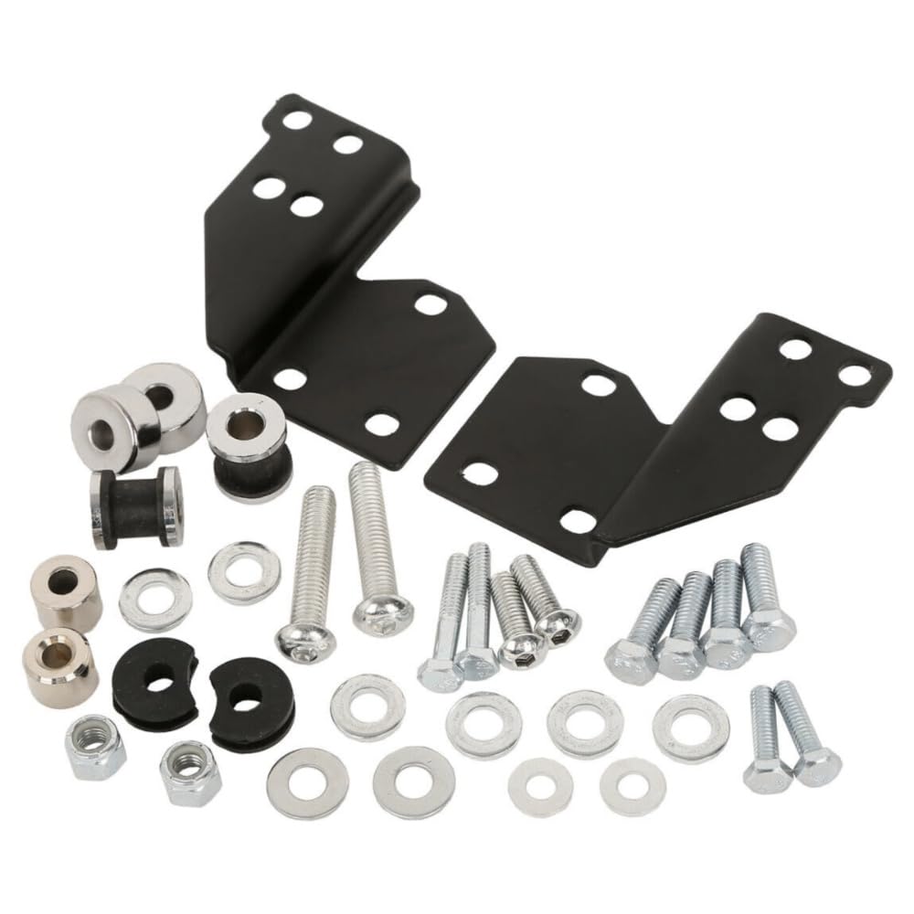 Aieosnif Luggage Rack Front Docking Hardware for Electra 1997-2008 for Road 1998-2008 for Road King 1997-2008 for Street 2006-2008 Replace