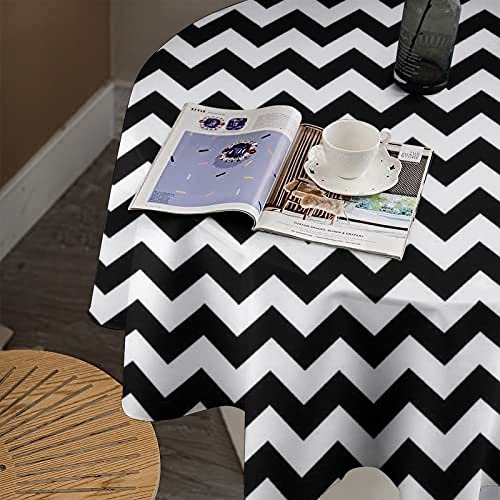 Black Lodge Twin Peaks Round Tablecloth Washable Desk Cover Dust-Proof Wrinkle Resistant For Dining Kitchen Wedding Parties 70X70In #TOP3
