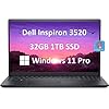 Dell Inspiron 15 3000 3520 Pantalla táctil FHD de 15.6 pulgadas (Intel 4-Core i5-1135G7, 32 GB de RAM, 1 TB PCIe SSD, gráficos UHD), portátil de negocios, antirreflejo, teclado numérico, cámara web,