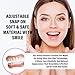 Silicone Reline Denture Set, Temporary Veneers Kit for Women and Men, Tooth Replacement Kit, Nature and Comfortable Temporary