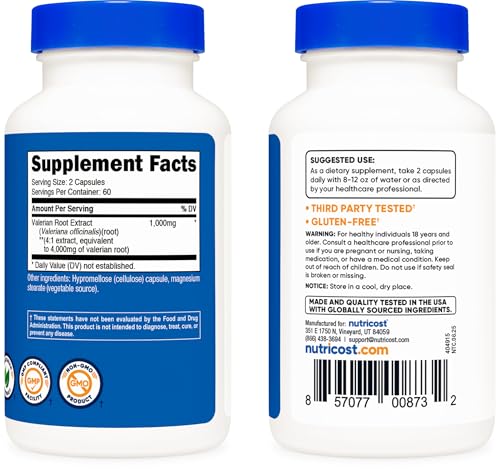 Nutricost Valerian Root Extract Capsules