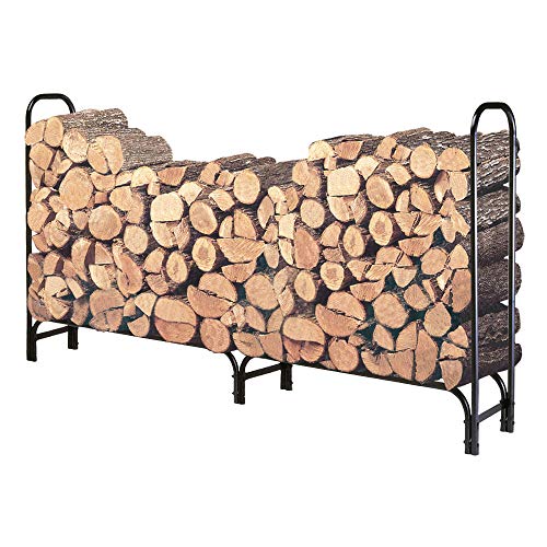 Landmann USA Landmann 82433 8-Foot Firewood Log Rack Only, 8-Feet, Black - Thumbnail 6