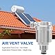 Boerunid 1/2 Edelstahl 304 Automatische EntlüFtung Ventil für Solar Warm Wasserbereiter ÜBerdruck Ventil 10Bar