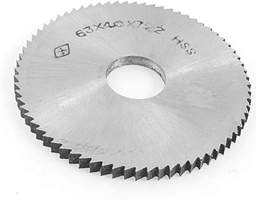 X-DREE 3164" OD 72T HSS Milling Cutter Slitting Saw Blades(3164' 'OD 72T HSS Fresa de corte Fresa Hojas de sierra