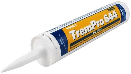 TremPro 644 RV Silicone - Blanco - Negro - Transparente - Aluminio - Cartucho de 10.1fl oz - 12 tubos (30 tubos - aluminio)