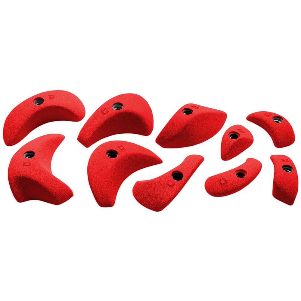 Pinches Ocun rouge Set 1 prises escalade bloc et pan