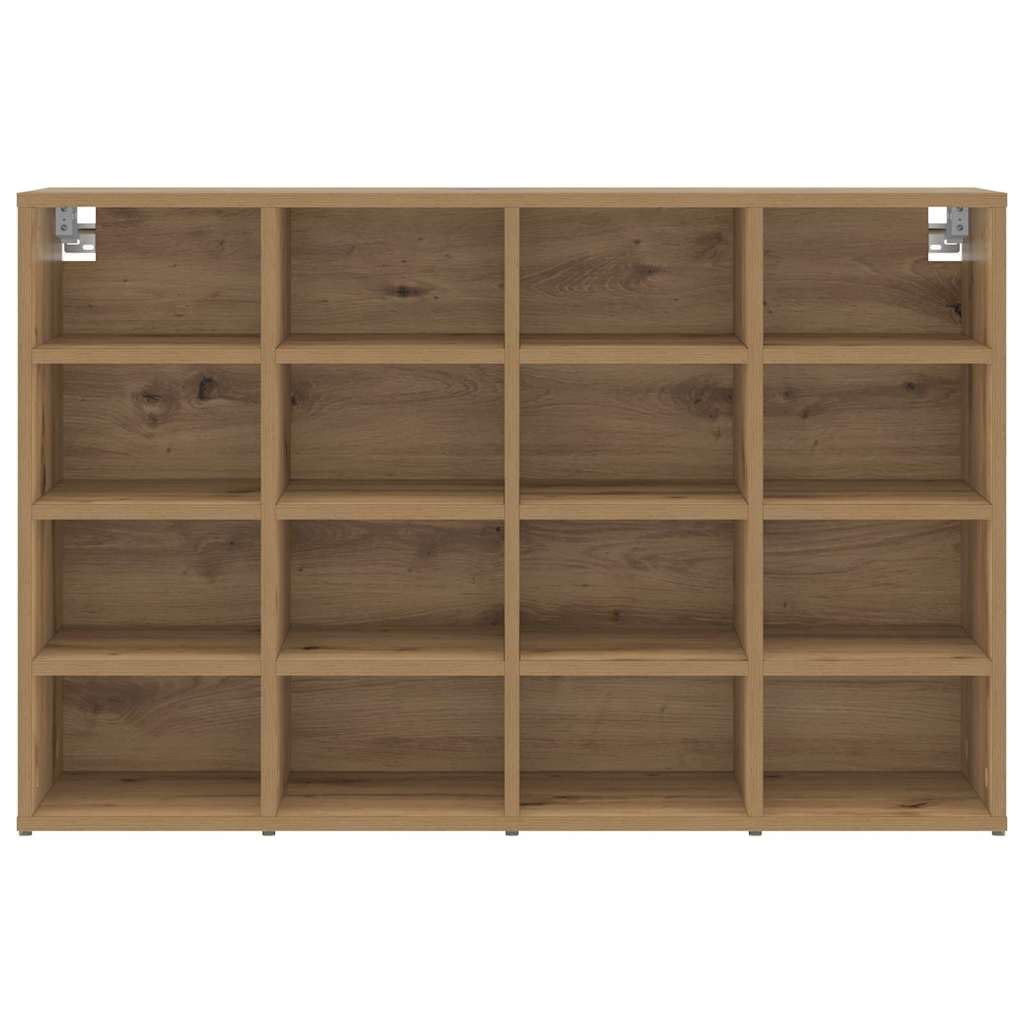 Szafka Na Buty 103x30x67 cm Drewno Inżynieryjne Dąb Artisan Do Przedpokoju