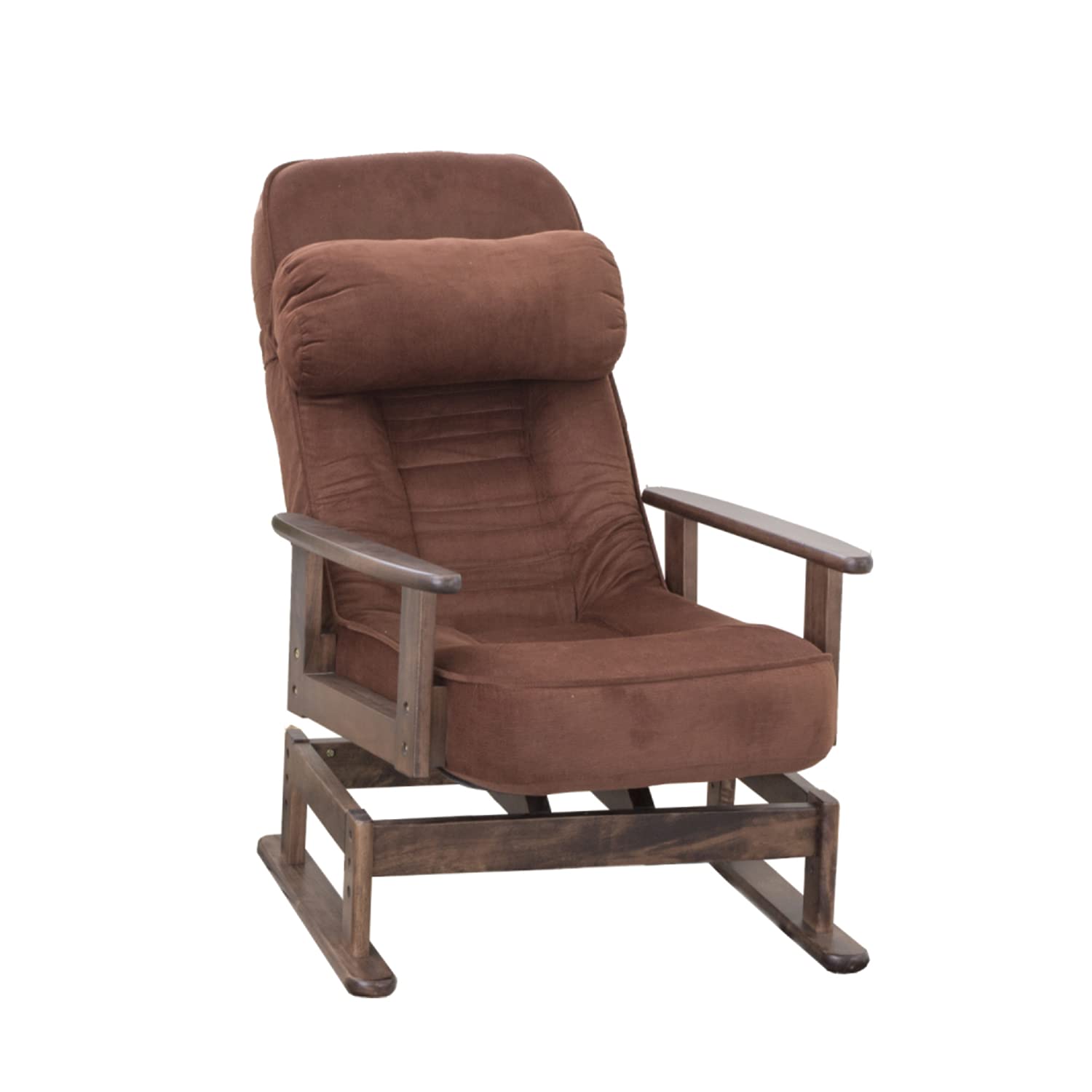 折畳み式 木肘高座椅子 (C-01)GNグリーン