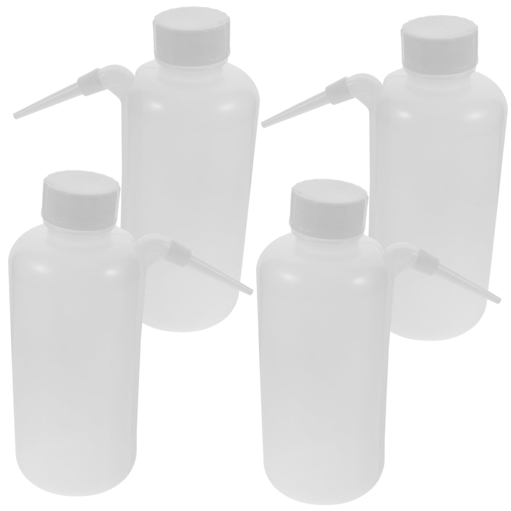 SOLUSTRE Juicer Container Bottles 4 Pack Plastic Bottles Empty Safe Easy to Clean