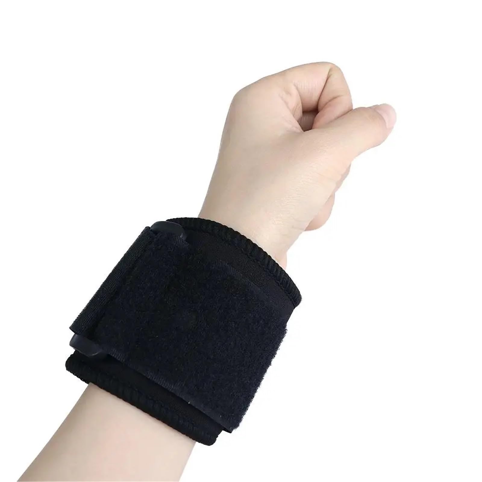 Bracciale da Polso, Fasce da Polso a Compressione, Confezione da 2, for Palestra, pallavolo, Nere e Blu, 40,5x7 cm(Blue)