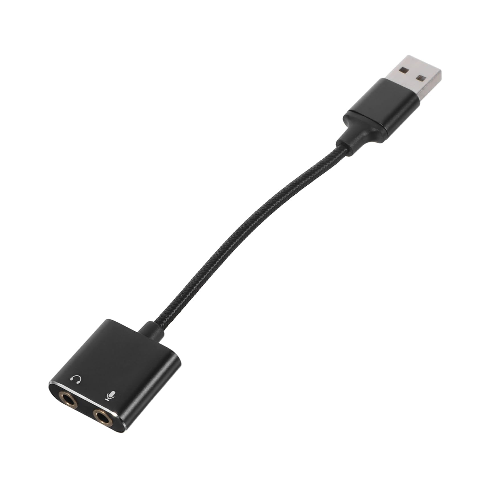 BRIGHTFUFU USB Sound Card Adapter and Headphone Mic Splitter External Audio Converter for Pc and Tablets Sound Quality and Play Design and Compatible Devices