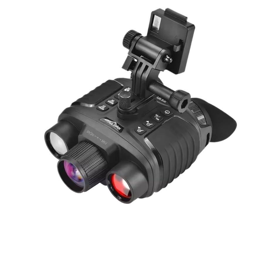 NV8360 Head Mounted Night Vision Binocular 4K Ultra HD Video Camera 3" Round Screen Multi-Function Binoculars for Hunting