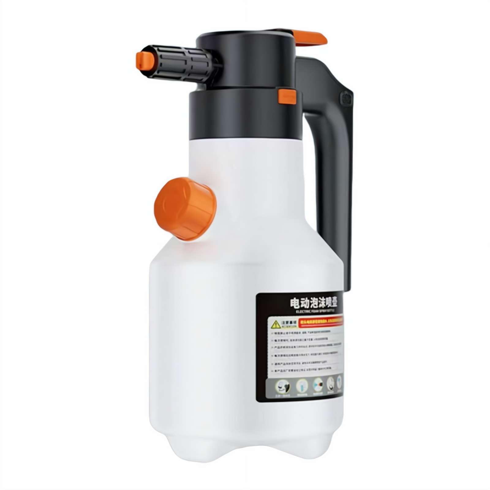 Electric Snow Foam Pump Sprayer 2L, Powerful Battery Powered Foam Gun, Auto Pressurized Sprayer for Car Detailing, Washing, and Auto Cleaning