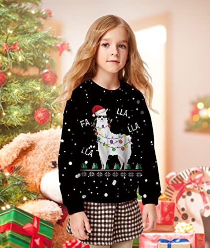 Pull De Noël Enfant – Joyeux Noël Tricoté – Pompons Rudolph – FAIRY TRENDZ