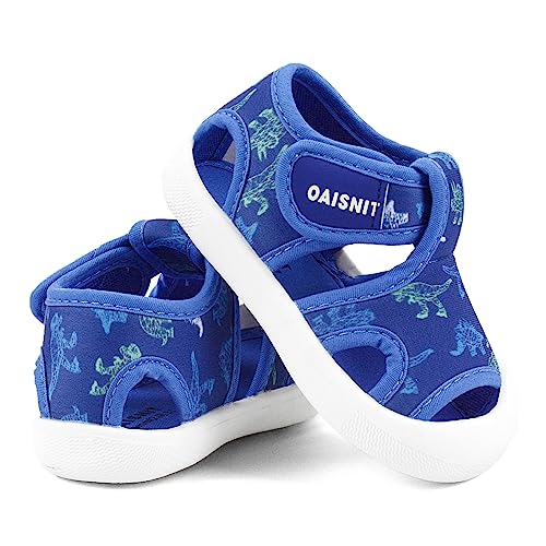 OAISNIT Baby Girls Boys Sandals Summer Sneakers Non-Slip Lightweight Beach Water Shoes Toddler First Walkers4