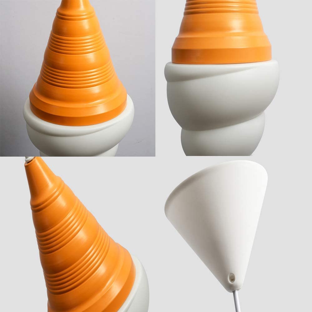 Altura ajustable Dibujos animados Helado Pe Hierro Luz de techo Habitación infantil Lámpara colgante Lámpara creativa Accesorio Art Deco Para estudio Sala de estar Comedor Dormitorio Lámpara colgante