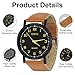 OFFCUP Reloj Hombre, Reloj de Cuero Imagen de OFFCUP Reloj Hombre, Reloj de Cuero