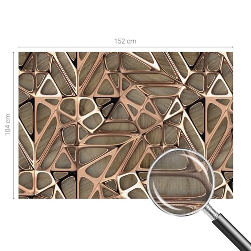 Mural geométrico autoadhesivo para tapar imperfecciones 5