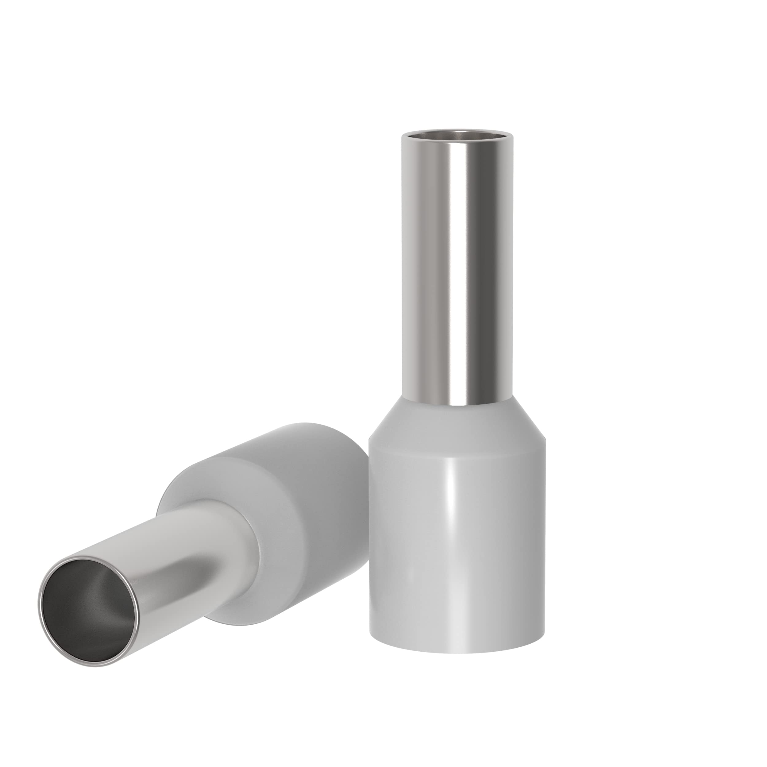 AUPROTEC Puntalini isolati 0,34-50 mm² Terminali a Bussola: 1000 pezzi, 4.0 mm² Grigio