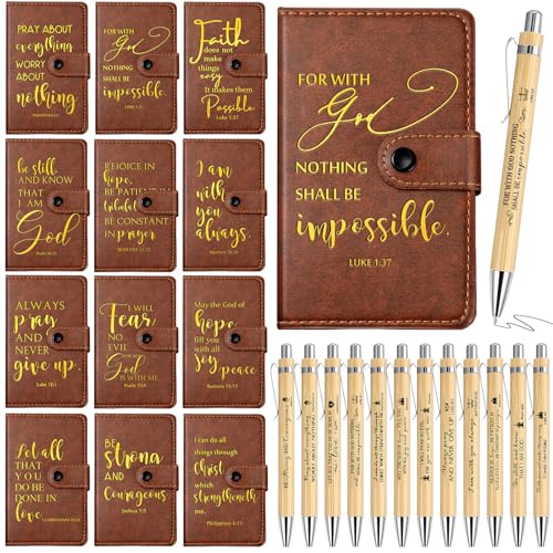 Verset de la Bible gravé sur carnet en cuir pour inspirer vos prières