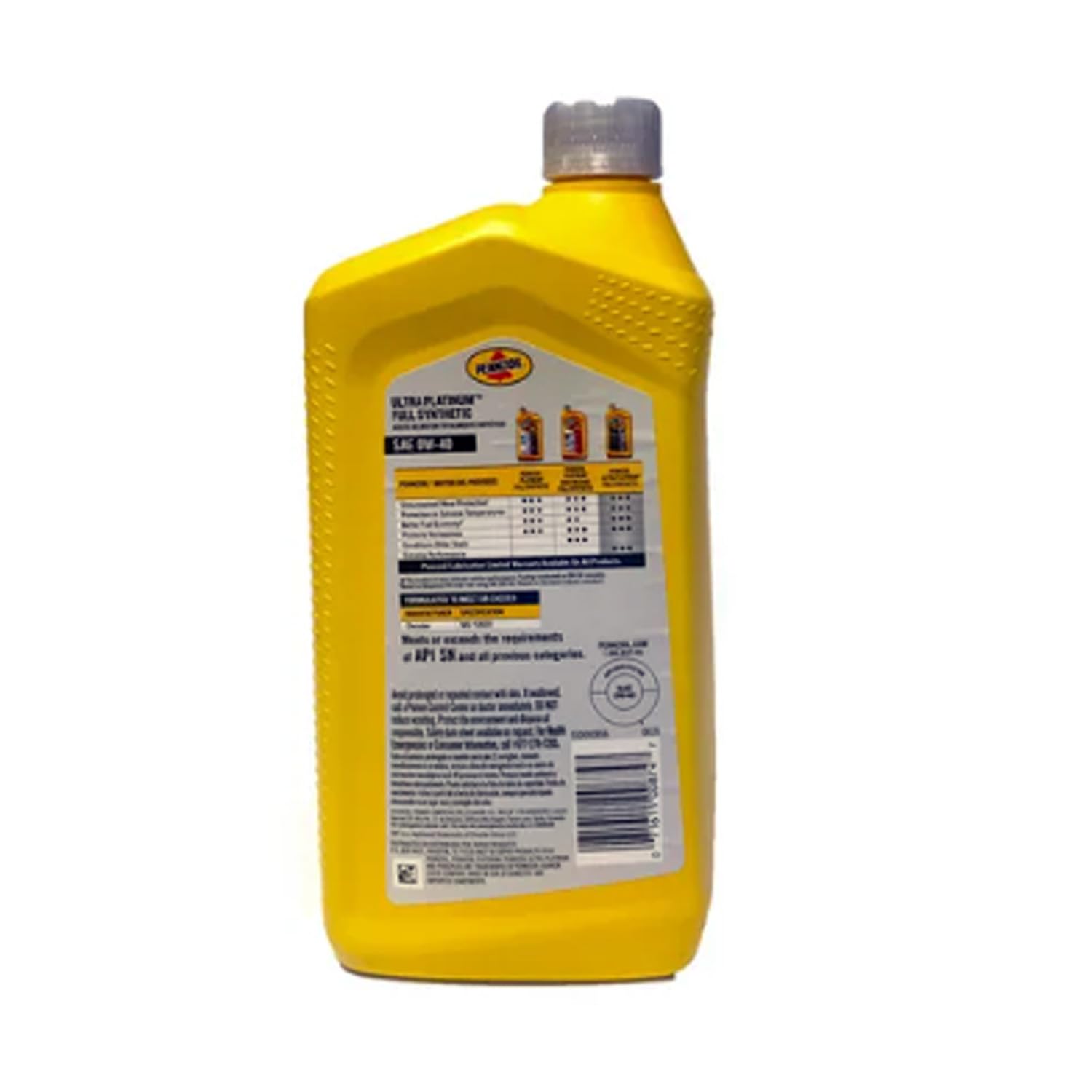Mopar Chrysler Dodge Jeep Penzoil Ultra Platinum Full Synthetic 0W-40 7 Qts.