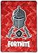 Jay Franco Fortnite Black Knight Red Camo Blanket - Measures 62 x 90 inches, Kids Bedding - Fade Resistant Super Soft Fleece - (Official Fortnite Product)