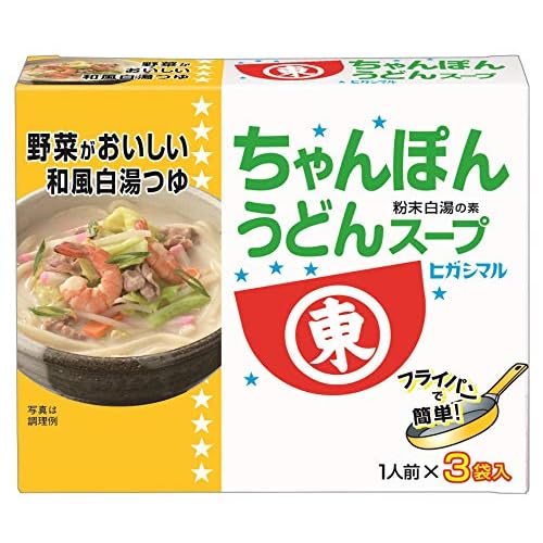 ヒガシマル ちゃんぽんうどんスープ