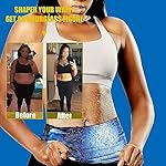 BXVX Sweat Waist Trimmer Trainer Belt Wrap Belly Sweat Band Sauna Slimming Belt for Women Lower Belly Fat Plus Size - Image 4