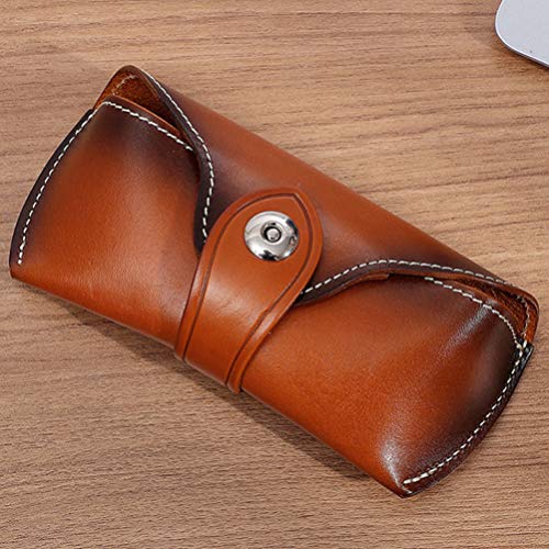 VILLCASE Óculos De Sol Caso de Couro Moda Assista Caixas De Armazenamento Saco de Armazenamento De J