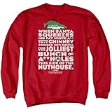 Christmas Vacation Jolliest Bunch Unisex Adult Crewneck Sweatshirt for Men and Women Red