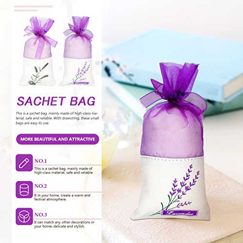 Didiseaon 20 bolsas de saco decorativo de tela de malla miniatura 4