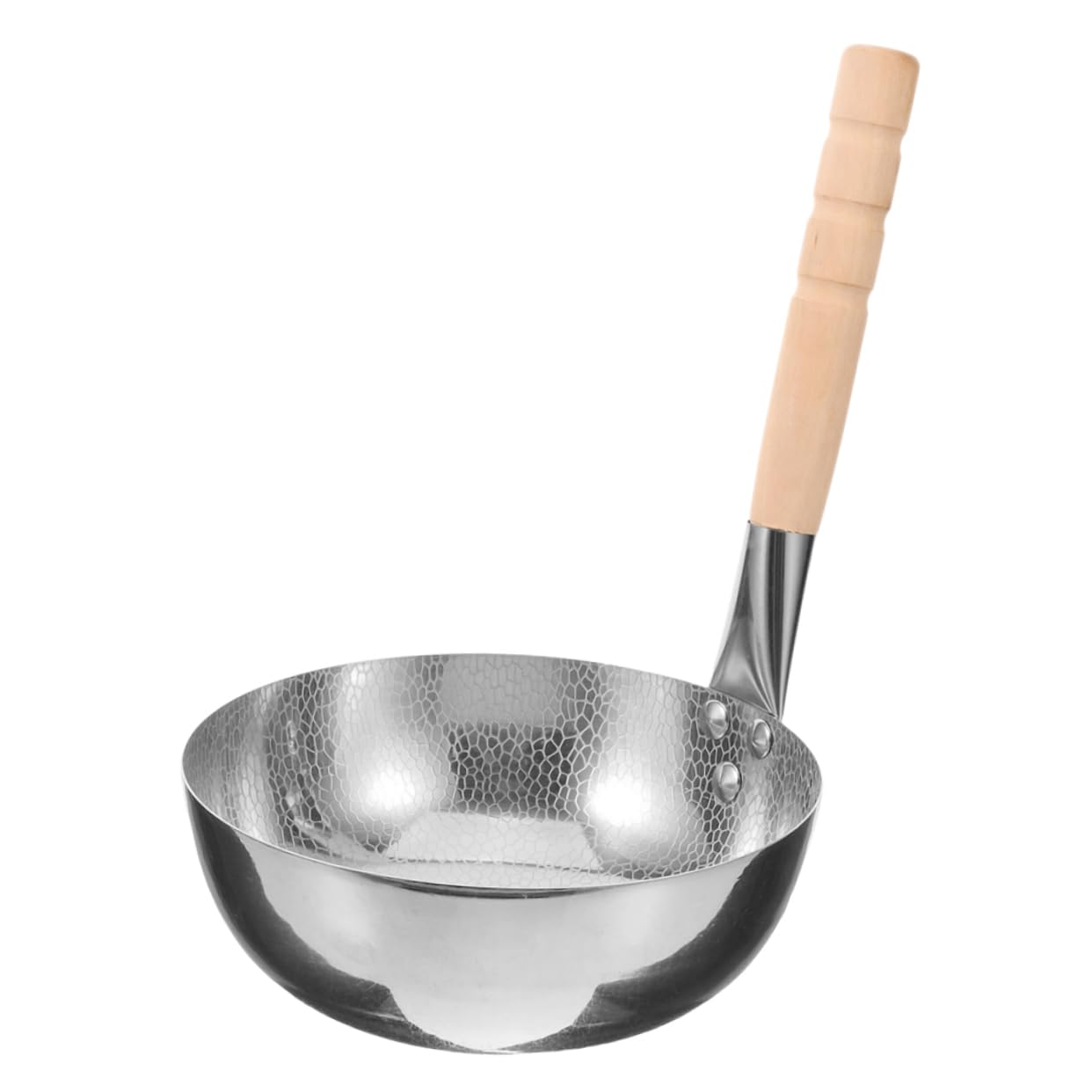 Cabilock Stainless Steel Rice Noodles Cooking Pot with Handle Multi Function Saucepan for Boiling Milk Soup and Noodles for Home Dorm and Restaurant Use